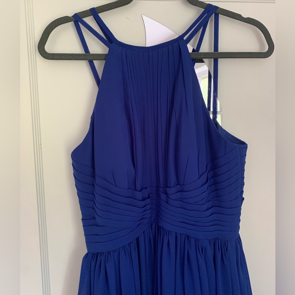 Babaroni Royal Blue Formal Dress Women’s Size 8 Chiffon Great Condition
